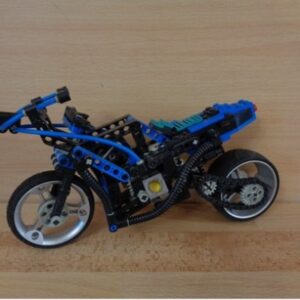 Moto de course en l’état 26cm Lego