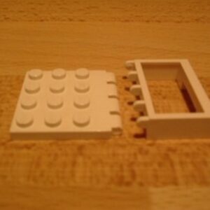 Charnière fenêtre avec plaque 12 picots Lego