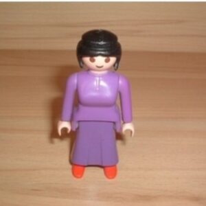 Femme violette chaussures rouges Playmobil