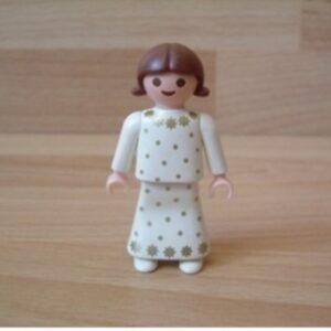 Fille robe blanche Playmobil