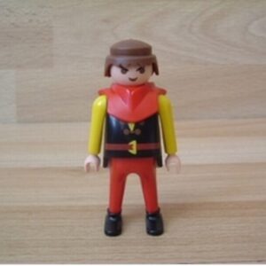Homme moyen-âge col rouge Playmobil