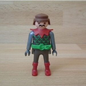Homme moyen-âge col rouge Playmobil