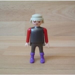 Homme moyen-âge bottes violettes Playmobil