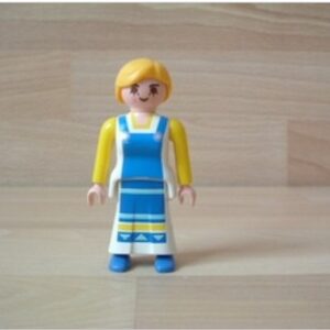 Femme robe bleue Playmobil