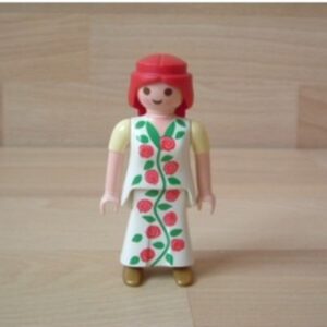 Femme robe à fleurs Playmobil