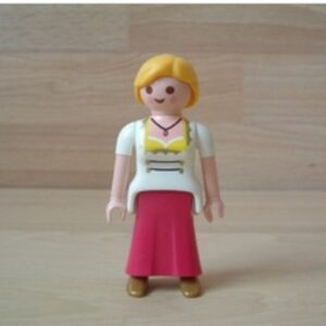 Femme robe rose Playmobil