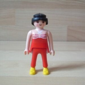 Femme pantalon rouge Playmobil