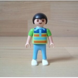 Enfant garçon pantalon bleu Playmobil