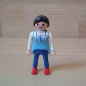 Femme pantalon bleu Playmobil