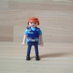Policier gilet bleu Playmobil