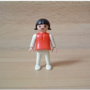 Enfant fille robe rouge Playmobil
