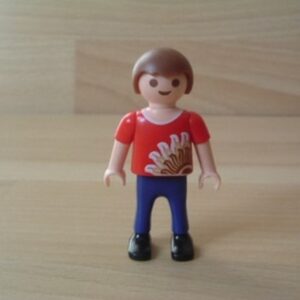 Enfant garçon pantalon bleu Playmobil