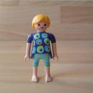 Femme polo bleu Playmobil