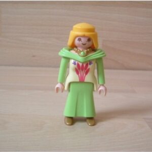 Femme robe verte Playmobil