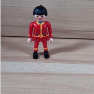 Femme uniforme rouge Playmobil