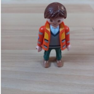 Homme veste orange Playmobil