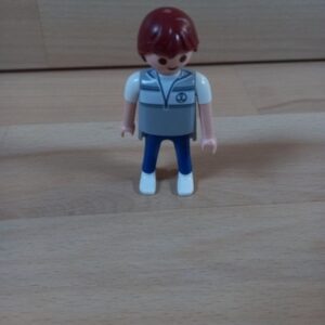 Homme polo gris Playmobil