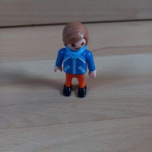 Enfant gilet bleu capuche Playmobil