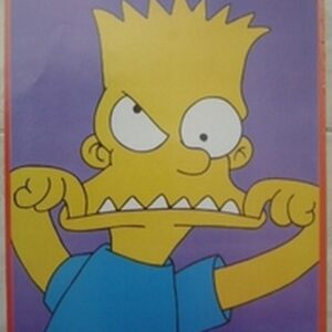Simpsons Bart Simpson Poster Simpson