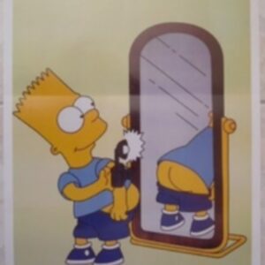 Simpsons Miroir Poster Simpson