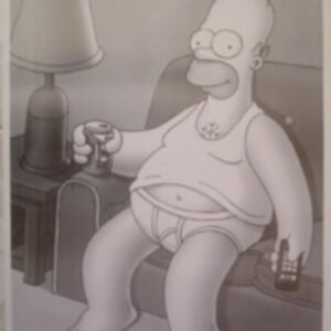 Simpsons Fauteuil Poster Simpson