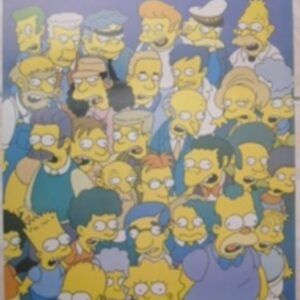 Simpsons Personnages Poster Simpson