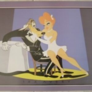 Tex Avery Loup et Pin-up Poster