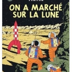 On a marché sur la lune poster Tintin
