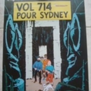 Vol 714 pour Sydney poster Tintin