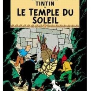 Le temple du soleil poster Tintin