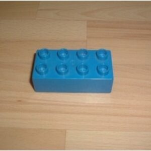 Brique 8 picots bleu Lego Duplo