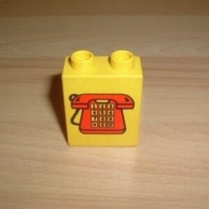 Brique 2 picots téléphone Lego Duplo