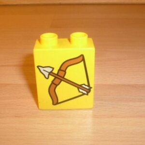 Brique 2 picots arc Lego Duplo