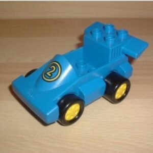 Formule 1 bleue Lego Duplo