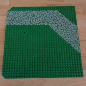 Plaque verte mauvais état ou cassée 32×32 picots Lego
