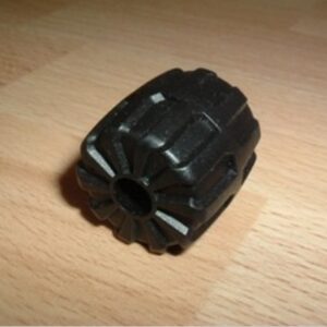Roue noire Ø 2,3 cm largeur 2,3 cm Lego