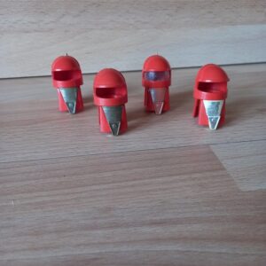 Casques cosmonaute rouge lot en l’état Playmobil