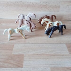 Lot 6 chevaux en l&rsquo;état Playmobil