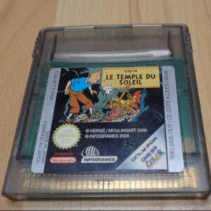 Jeu Nintendo Game Boy color Tintin