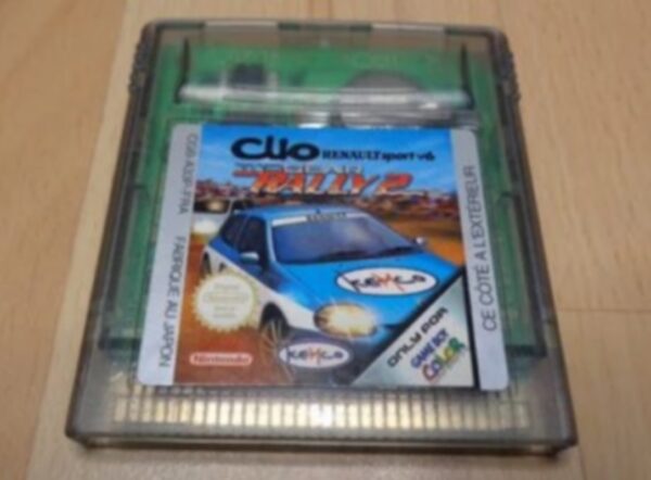 Jeu Nintendo Game Boy color Clio Renault rally 2