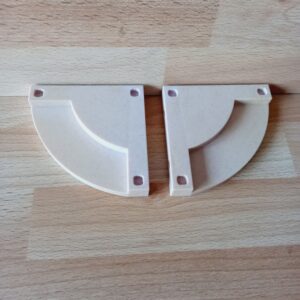 Perrons d&rsquo;angle Playmobil x 2 un peu jaunis