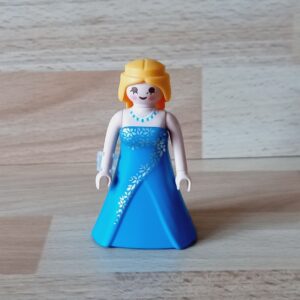 Femme robe de soirée bleue Playmobil