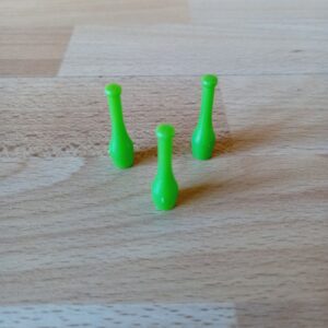 Massues vertes pour jongleur Cirque Playmobil