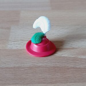 Chapeau rose à plumes neuf Playmobil