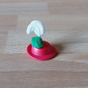 Chapeau rose à plumes neuf Playmobil