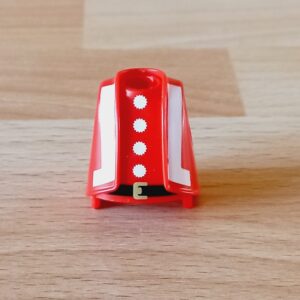Buste rouge et gilet pour gros ventre neuf Playmobil