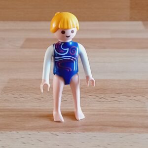 Gymnaste justaucorps bleu neuf Playmobil
