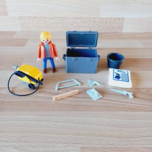 Ouvrier bâtiment et accessoires neuf Playmobil
