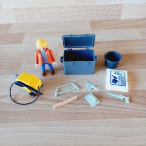 Ouvrier bâtiment et accessoires neuf Playmobil