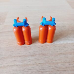 Bouteilles plongée oxygène en l&rsquo;état Playmobil